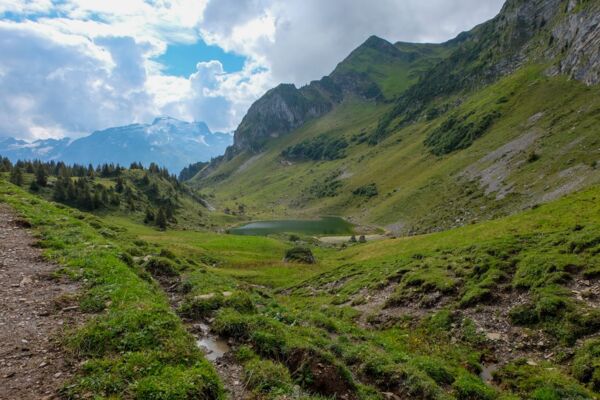 Face au Titlis dans la vallée d’Engelberg