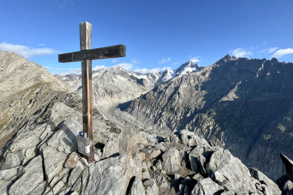 Majestätischer Gipfel über der Belalp