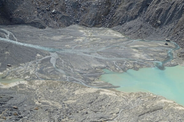 Zur Loge über dem Unteren Grindelwaldgletscher