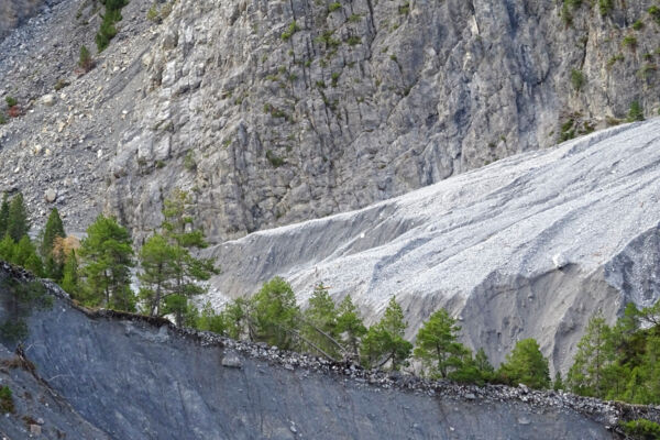 Unwetterschäden im Val S-Charl