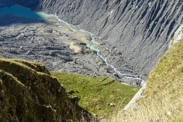 Loge sur le glacier inférieur de Grindelwald