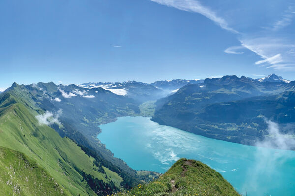 Ausgesetzte Gratwanderung über den Hardergrat