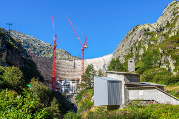 Entre agitation et calme au col du Grimsel