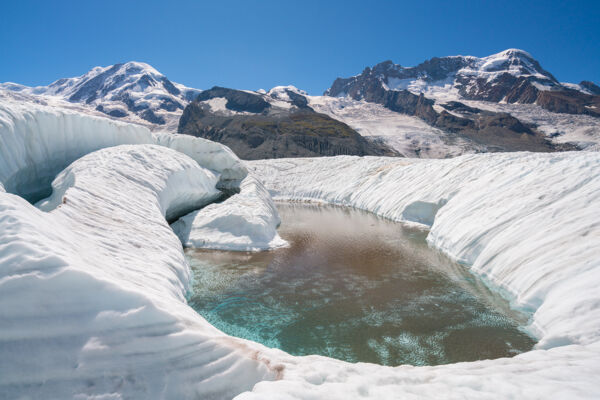 Vom Gornergletscher zum Gornergrat