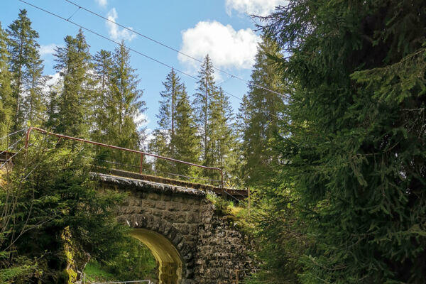 Gorge sauvage dans les Franches-Montagnes