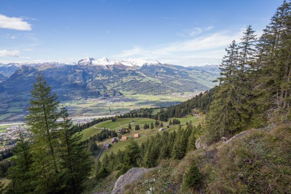 Wanderung zur Mitte Liechtensteins