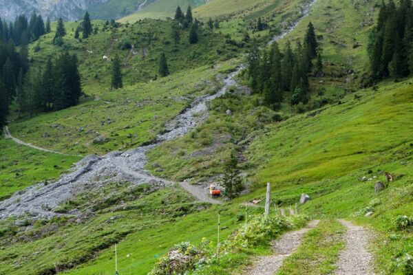 Dem Titlis entgegen im Engelbergertal