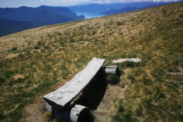 Dal Monte Lema uno sguardo sui due laghi