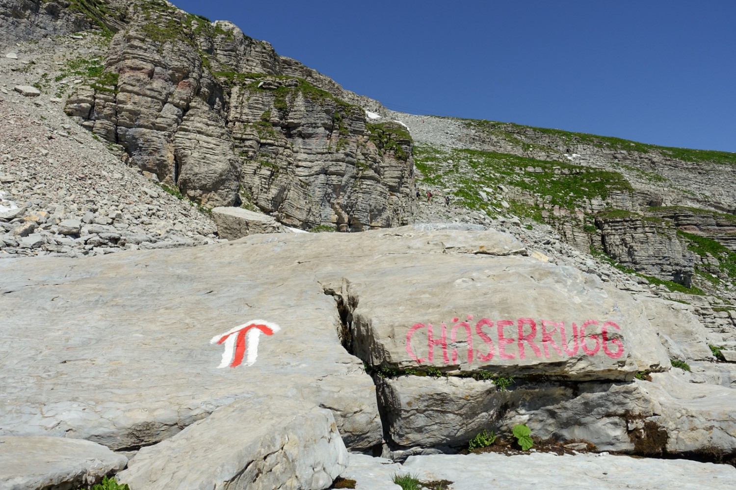 Letzter Wegabschnitt zum Chäserrugg. Bild: Christiana Sutter