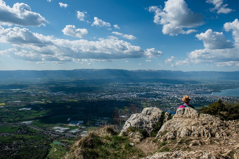 Vom Gipfel des Salève schweift der Blick ungehindert in die Ferne.
Bild: Genève Tourisme/Olivier Miche