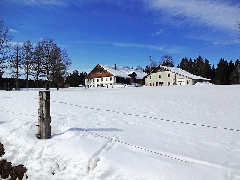 Des fermes typiquement neuchâteloises.
Photo: Miroslaw Halaba
