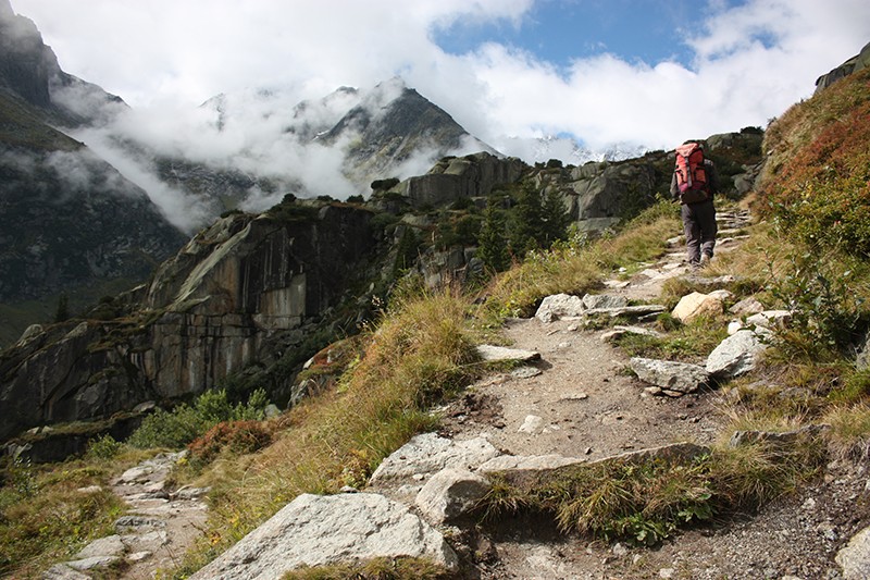 Montée depuis la Göscheneralp. 
Photos: Anne-Sophie Scholl