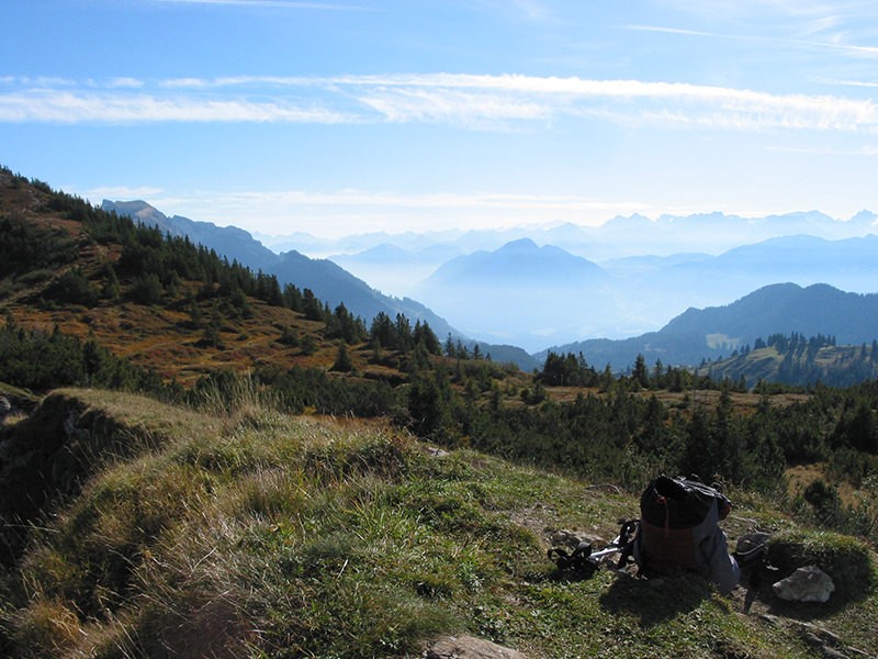 Du Risetestock, un panorama d’une beauté à couper le souffle! 
Photo: Maria Zachariadis