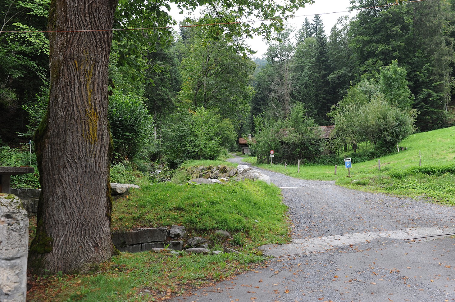 Auf bequemen Wegen entlang der Lorze durch das Lorzentobel.Bild: Martin Weiss