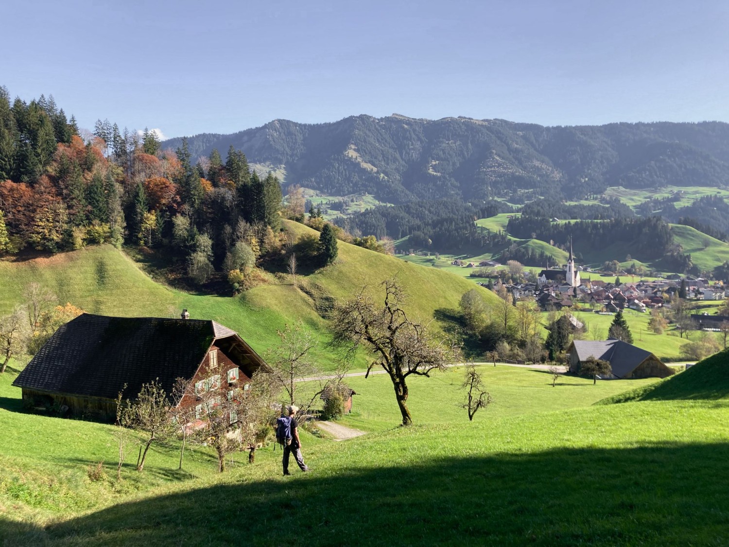 Escholzmatt et le Beichle en arrière-plan