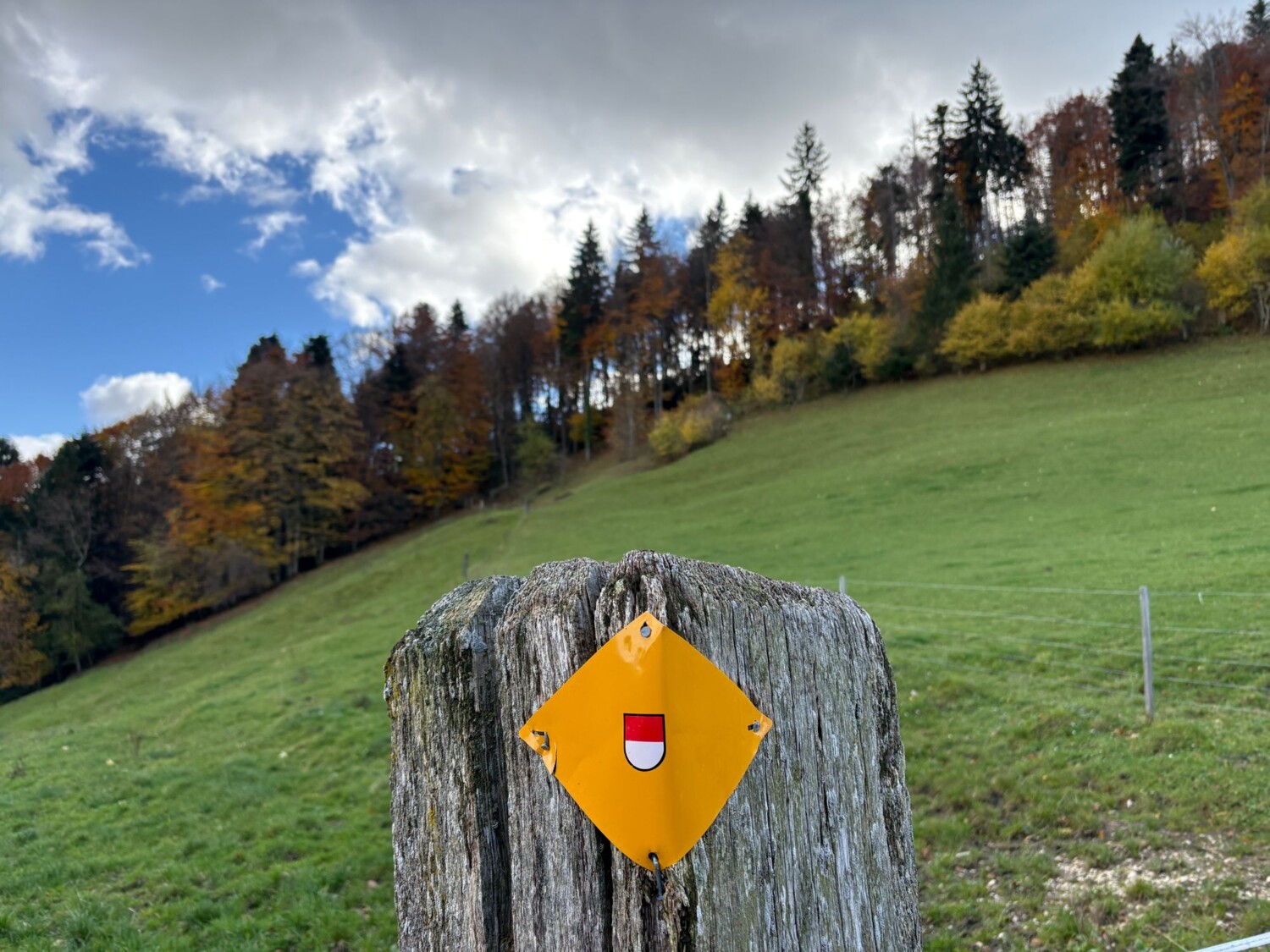 Balisage près d’Ober Fringeli