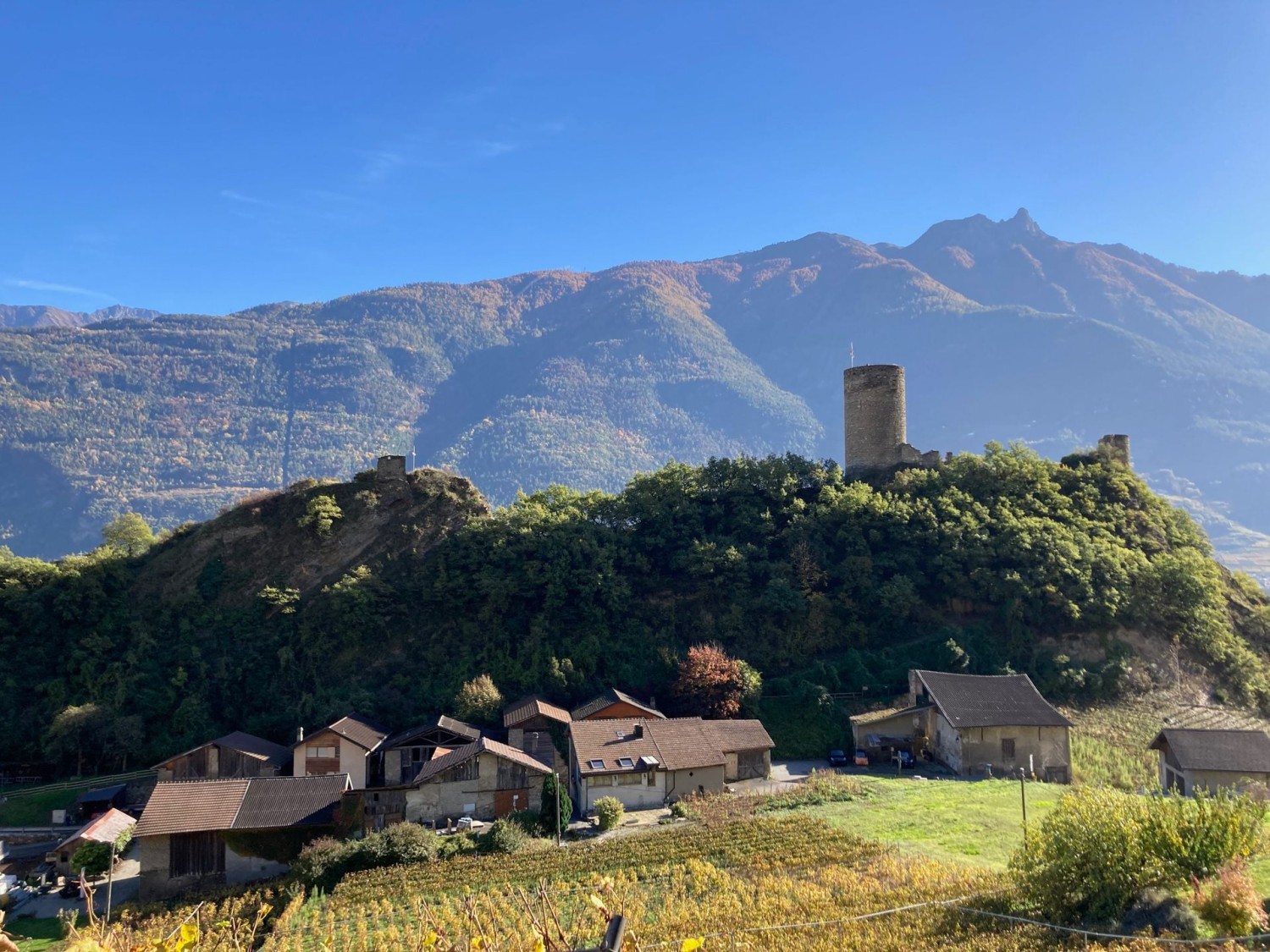 Dans le vieux village de Saillon