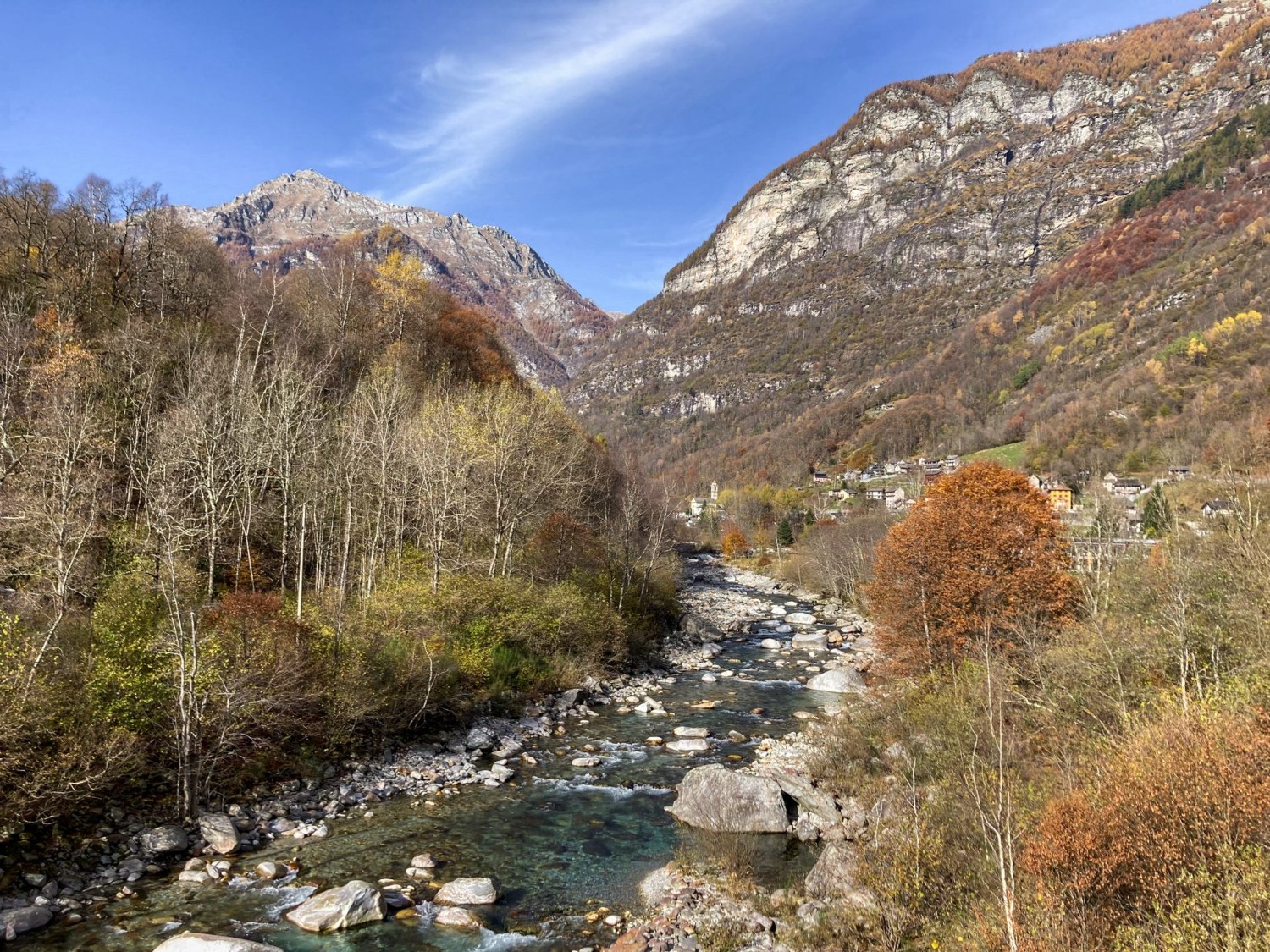 La Verzasca à hauteur de Frasco