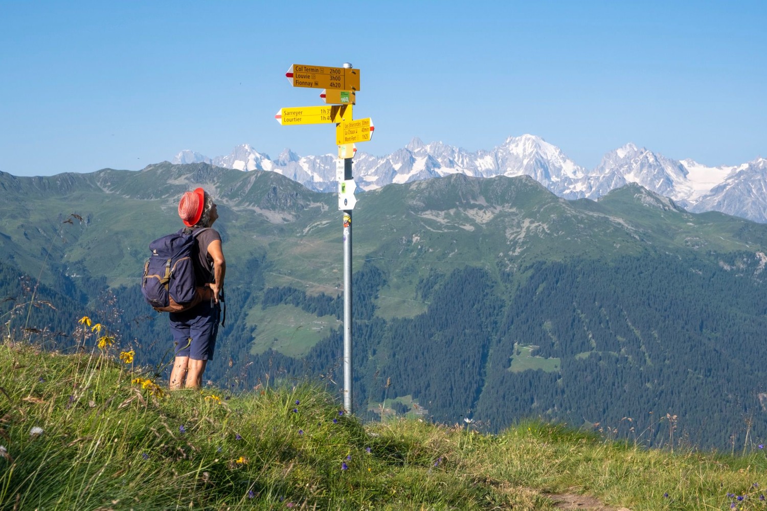 Der Weg ist gut ausgeschildert. Die Orientierung einfach. Man folgt der Nr. 160.