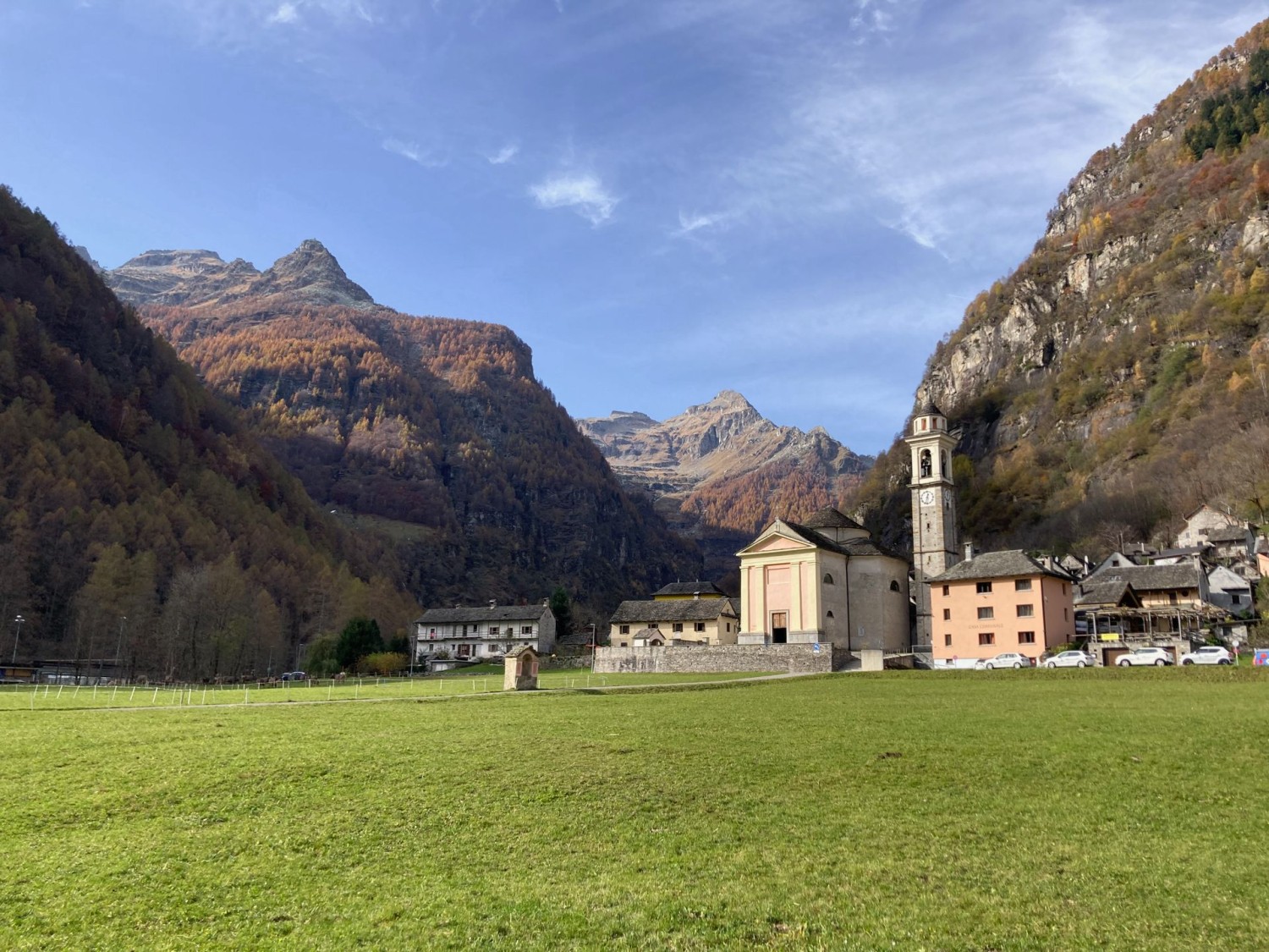 Sonogno, dans le Val Verzasca, le lieu de départ de la randonnée
