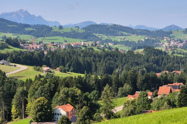 Panoramaweg Rehetobel und Moosbachschlucht