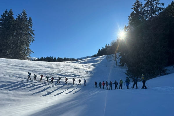 Schneeschuhtour zur Gummenalp