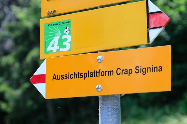 Angebot Krebsliga Graubünden: Natur pur - gekrönt von eindrucksvoller Aussicht