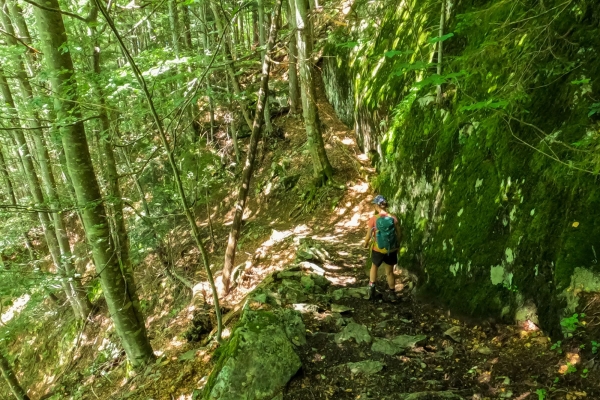 Aussichtsreiche Wanderung zum kristallklaren Wannisbortsee