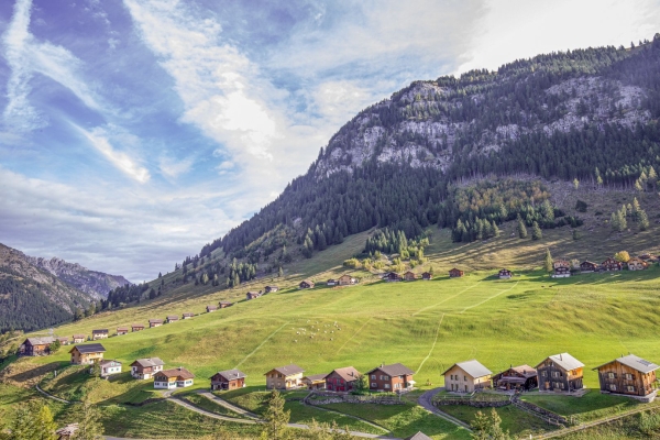 Vers le centre géographique du Liechtenstein