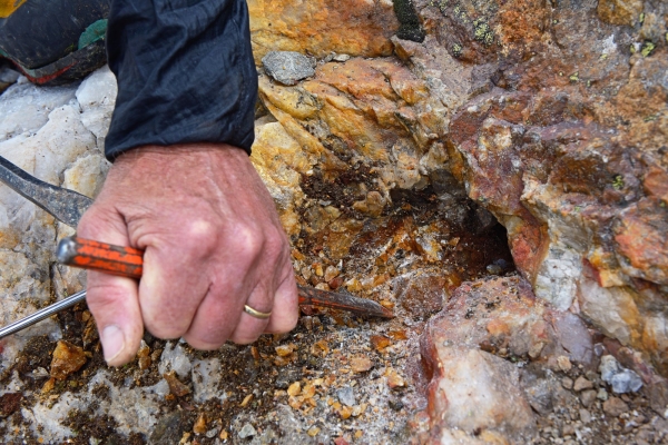 Chasse aux cristaux à l’Oberaar