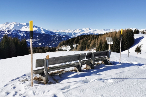 Sur le Domleschg enneigé