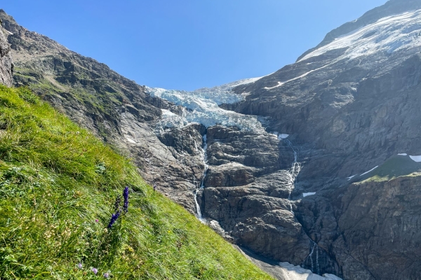 Auf dem Felsenweg zur Glecksteinhütte