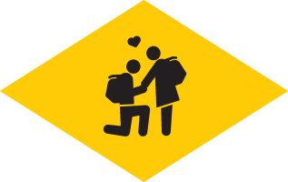 Rhombus «Ja, ich will»