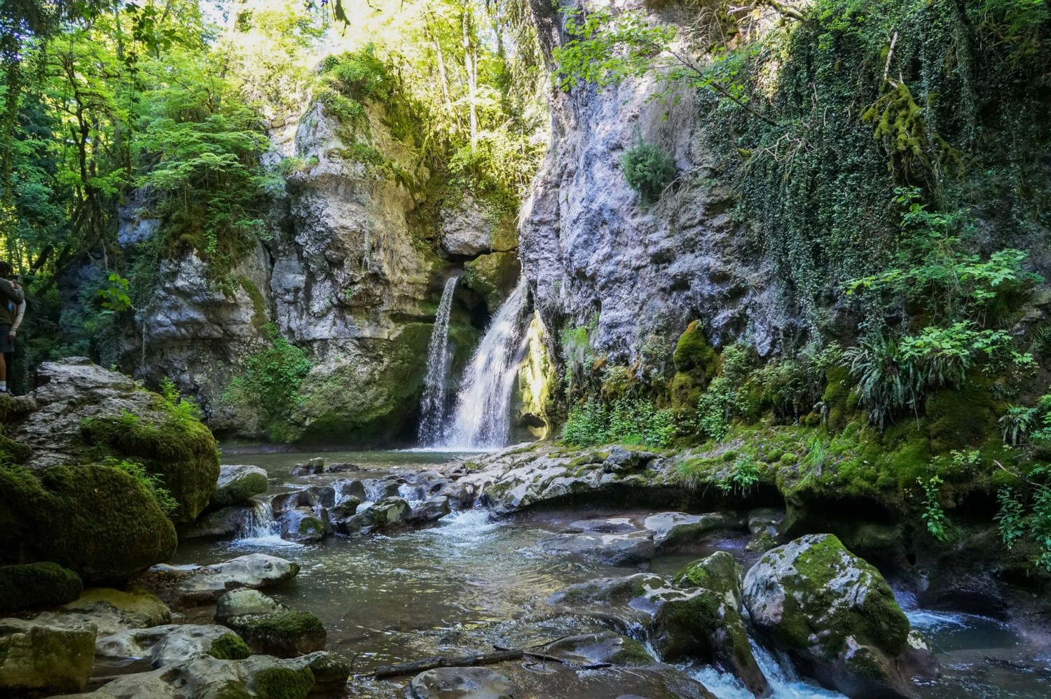Au printemps, la Tine de Conflens regorge d’eau.