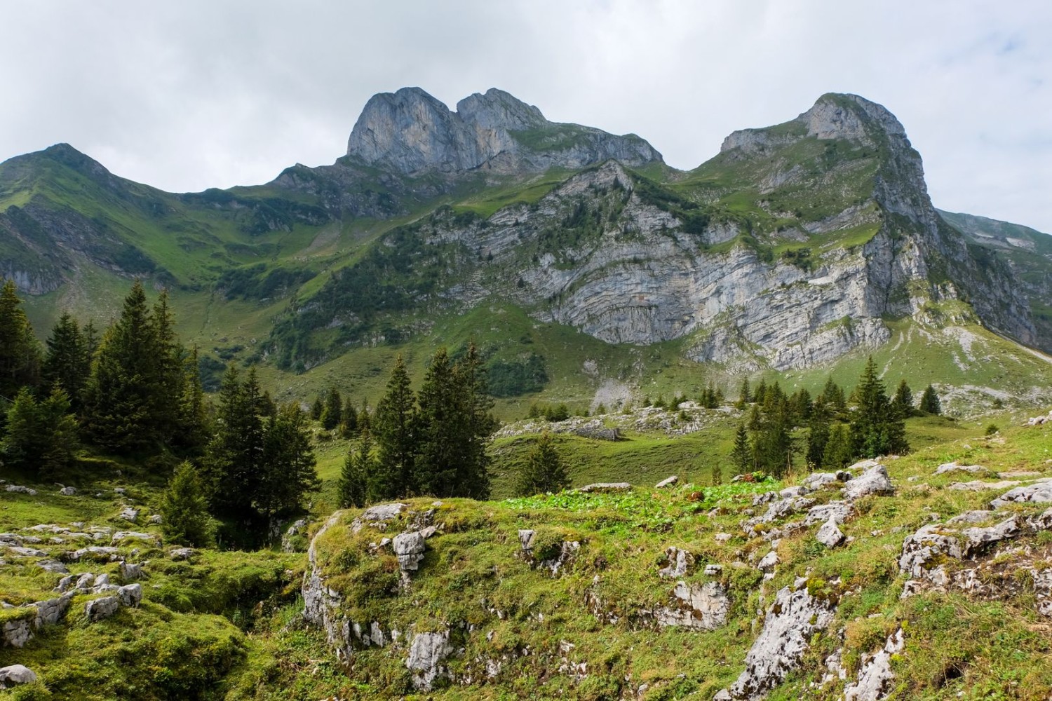 Face au Titlis dans la vallée d’Engelberg