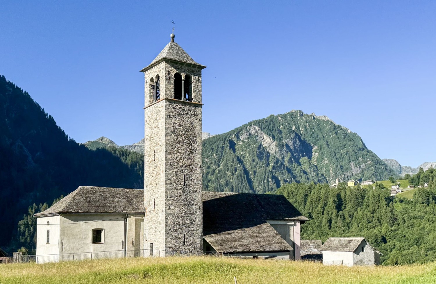 L’église de Campo (Vallemaggia).